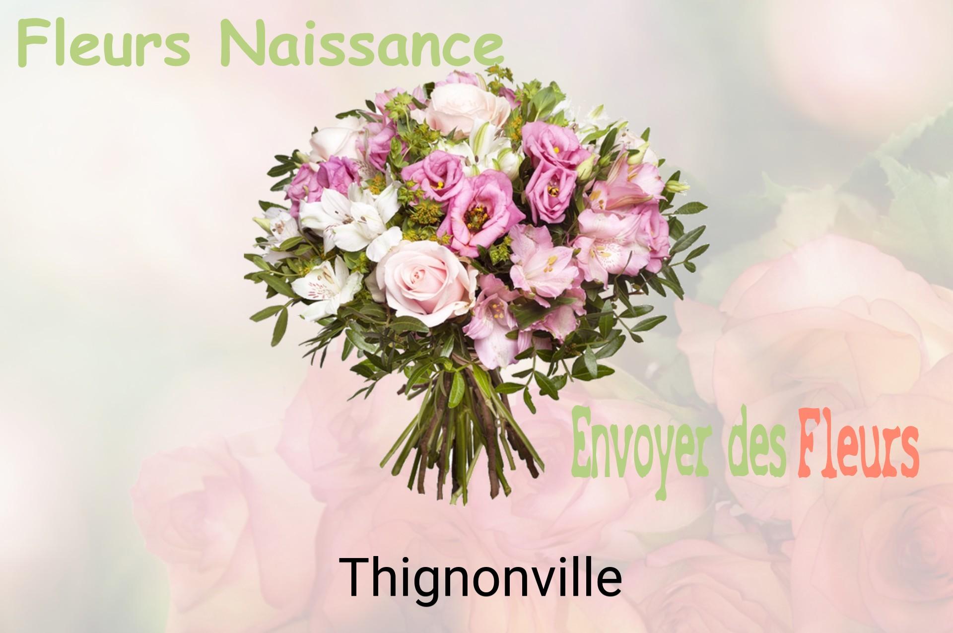 Bouquet de fleurs de naissance livré à Thignonville